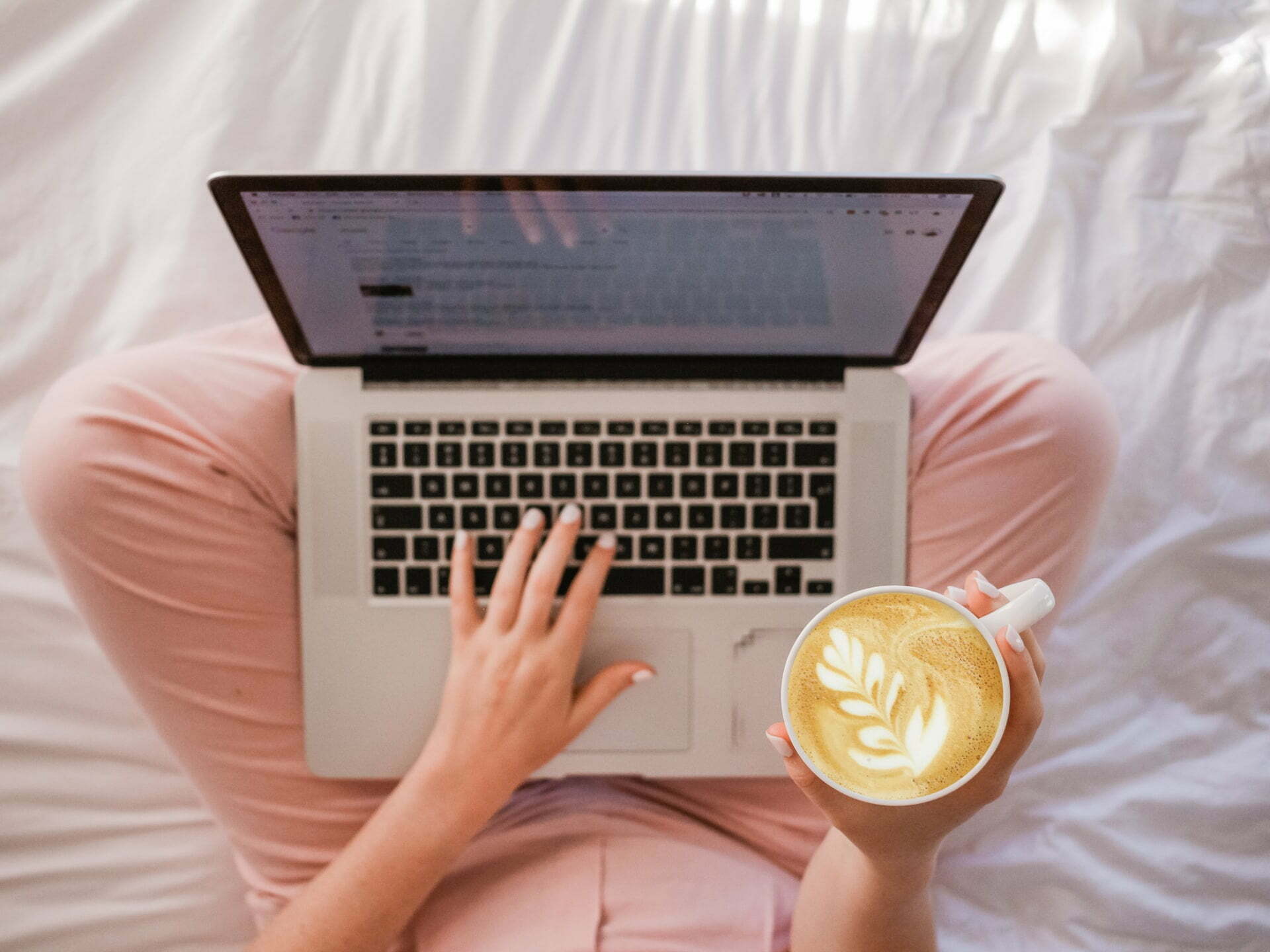 a person using a laptop