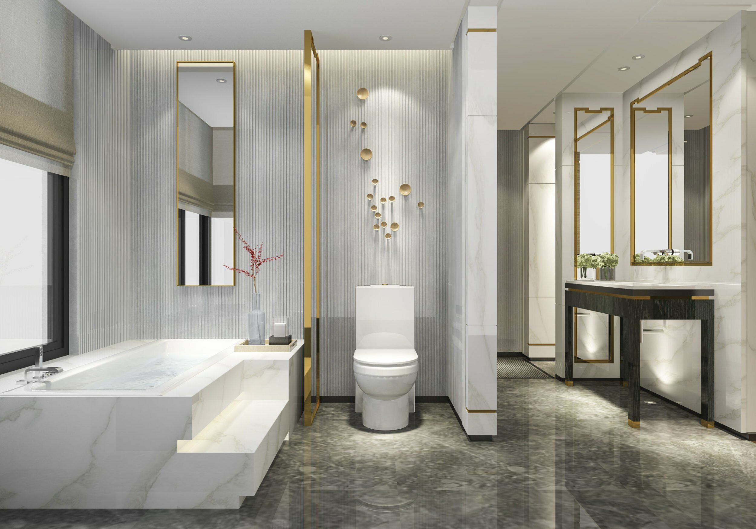 Luxury modern bathroom